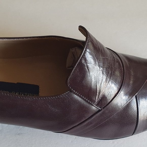 New Men's Giorgio Brutini cuban heel loafers - Picture 6 of 9